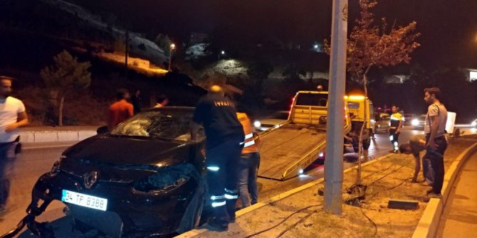 Tunceli’de trafik kazası: 2 yaralı