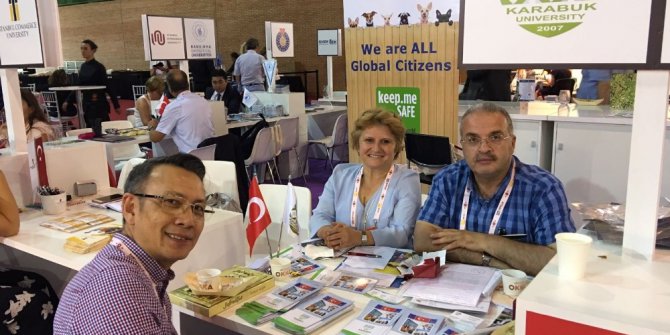 Karabük Üniversitesi Avrupa’nın en büyüğü EAIE 2017’ye katıldı