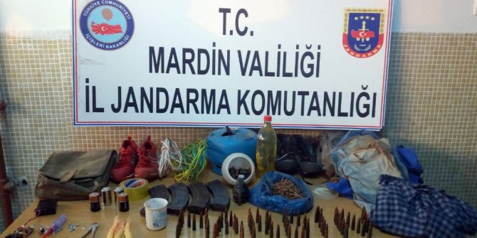 Mardin’de mühimmat ele geçirildi