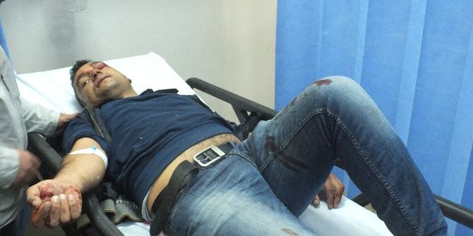 Polis Aracı İle Traktör Çarpıştı: 3 Yaralı