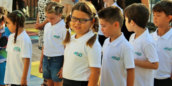 Minik öğrencilerin okul heyecanı