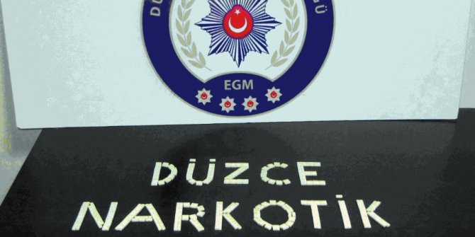 Düzce polisinden uyuşturucu hap operasyonu