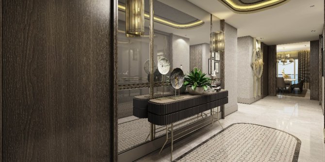 Yedi Mavi,örnek daireleri görücüye çıktı