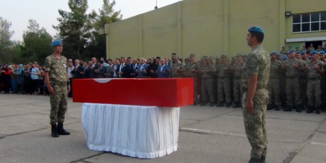 Mardin şehidini memleketine uğurladı