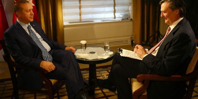 Cumhurbaşkanı Erdoğan, John Micklethwait İle Mülakat Gerçekleştirdi.