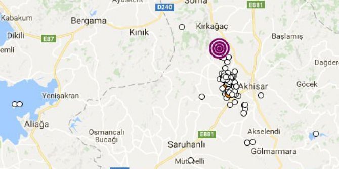 Akhisar’da 3.8 Şiddetinde Deprem Meydana Geldi