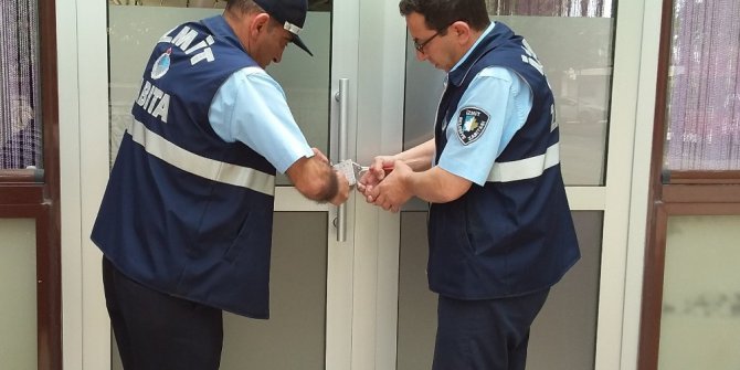 Ruhsatsız işyerleri mühürleniyor