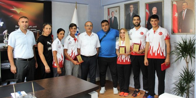 Güneş, Wushu şampiyonlarını tebrik etti