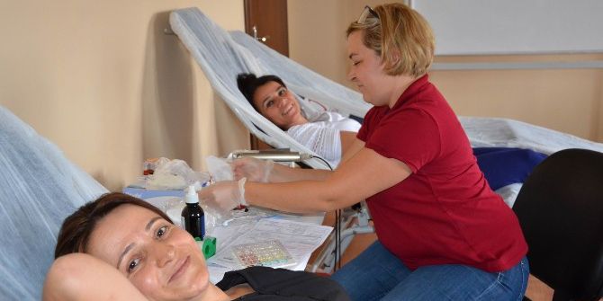 Kızılay Ziyaret Etti, Personel Kanını Bağışladı