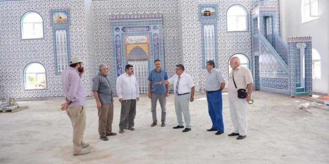 Başkan Yağcı, cami çalışmalarını yerinde inceledi