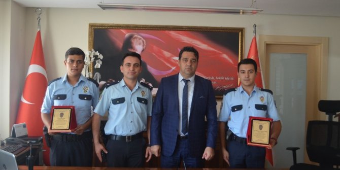 Bodrum’da ayın polisleri ödüllendirildi