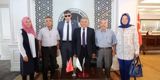 Türkiye Harp Malulü Gaziler Şehit Dul ve Yetimler Derneği’nden Melikgazi’ye ziyaret