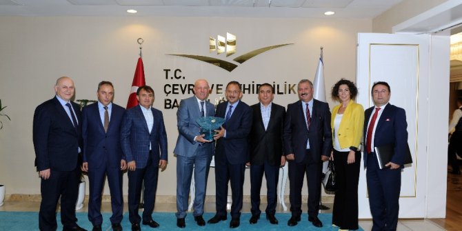 TPF Heyetinden Çevre ve Şehircilik Bakanlığı’na ziyaret