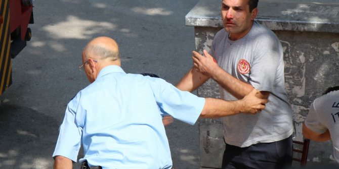 İtfaiye eri, hayat kurtarmak isterken dayak yedi