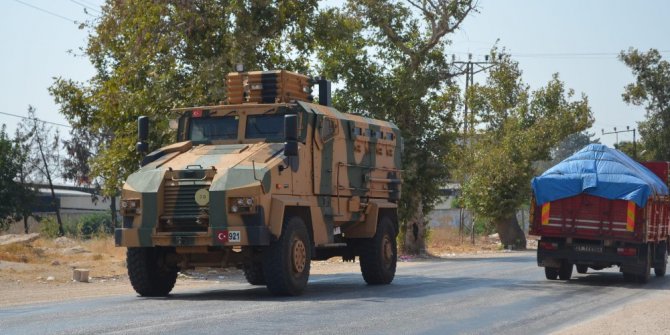 Hatay’da askeri araç sevkiyatı
