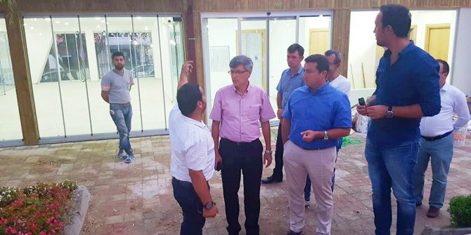 Başkan Bakıcı Cemalettin Köklü Parkı’nda incelemelerde bulundu