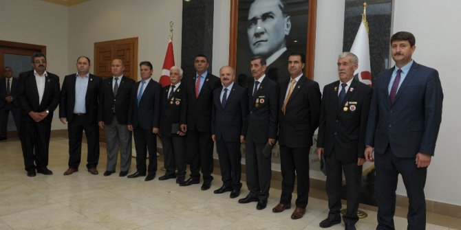 Türkiye Muharip Gaziler Derneği, Vali Çakacak’ı ziyaret etti