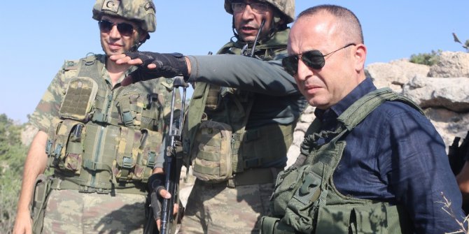 Vali Atik operasyon bölgesinde