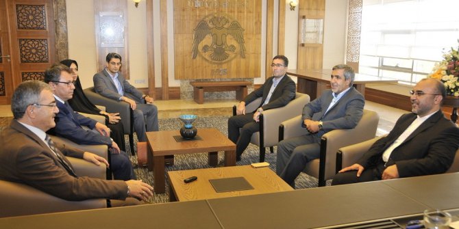 İran Kültür Müsteşarı’ndan Rektör Şahin’e ziyaret