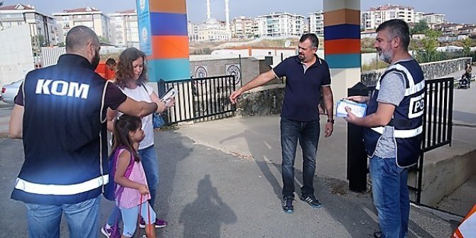 177 polis çocukları korumak denetim yaptı