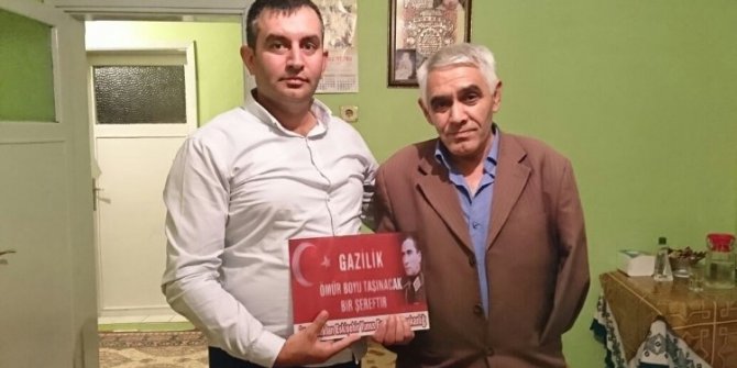 Ülkücüler, gazilerin evlerini ziyaret etti