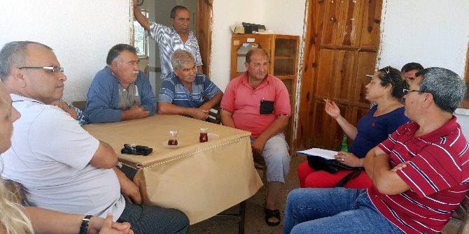 Mersin Büyükşehir Belediyesi Teknik Elemanlarından Çiftçilere Ziyaret