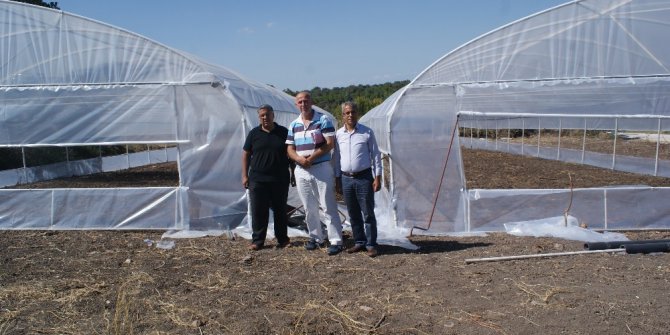"Genç Çiftçi projesi" ile kendi işlerini kurdular