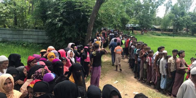 Bangladeş’te Rohingya Müslümanlarının kampları görüntülendi