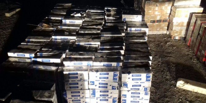 Kayseri’de polis sigara kaçakçılarına geçit vermedi