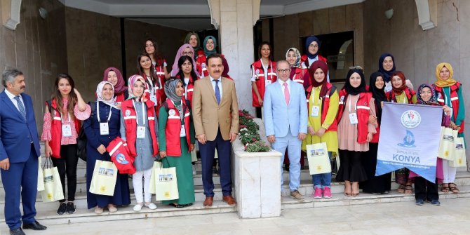 “Damla Projesi” gençlerinden Büyükşehir’e ziyaret