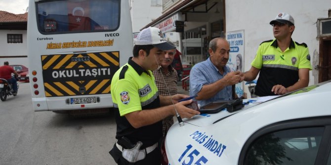 Niksar’da öğrenci servislerine sıkı denetim