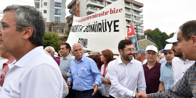 Başkan Hazinedar "Fındık için Adalet" yürüyüşüne katıldı