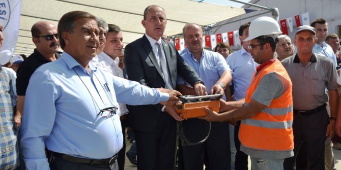 Biga’da kapalı pazar yerinin temeli atıldı