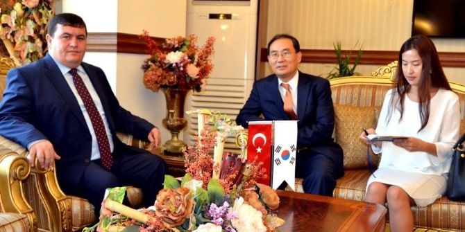 Kore Cumhuriyeti Ankara Büyükelçisi Yunsoo Cho, Erzincan Valiliğini Ziyaret Etti