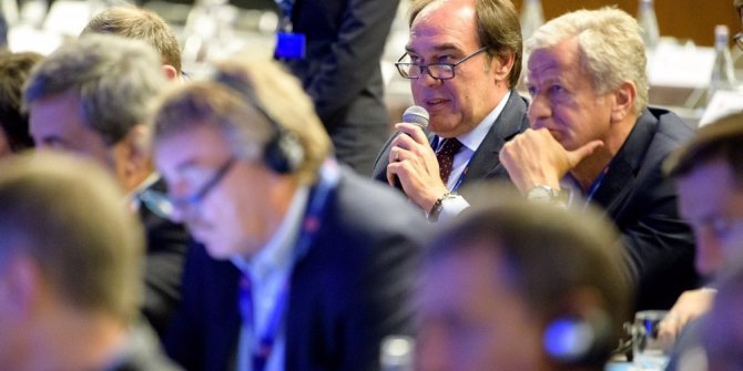 Başkan Demirören UEFA TEP toplantısına katıldı