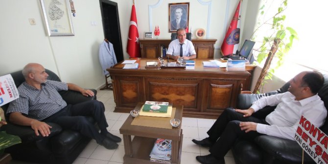 Beyşehir’e atanan emniyet müdürü görevine başladı