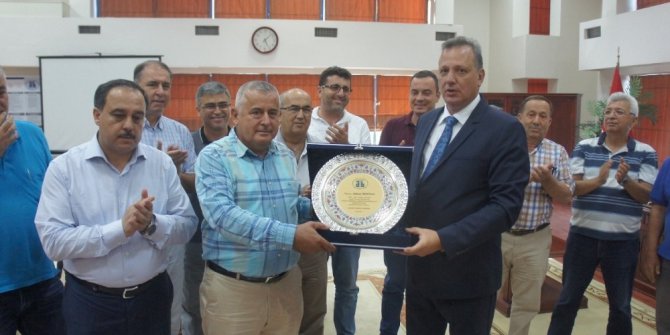 Adnan Bosnalı, Aydın Ticaret Borsasına veda etti