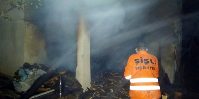 Kastamonu’da bir ev yandı