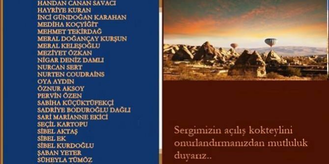 41 sanatçı Kapadokya Sanat ve Tarih Müzesinde