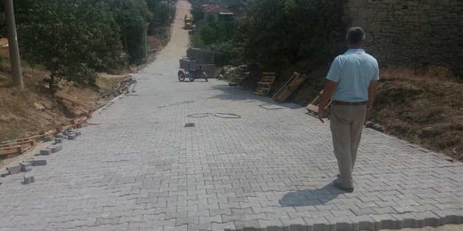 Alanyolu’nda kilit parke çalışmaları başladı