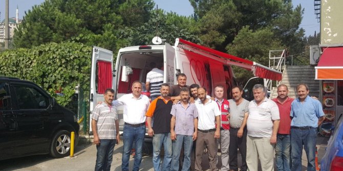 Trabzon sanayi esnafı kan bağışına destek verdi