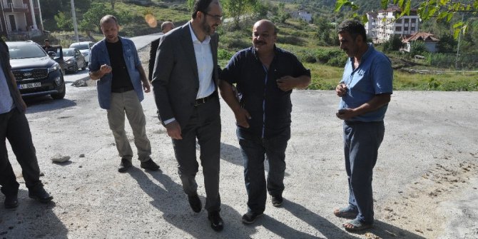 Başkan Ayaz, belediye ekiplerinin çalışmalarını inceledi