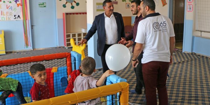 Harran’da Zübeyde Hanım Anaokulu baştan donatıldı