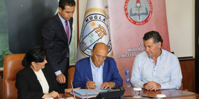 Bodrum’a eğitim desteği için imzalar atıldı