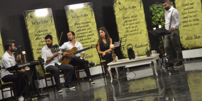 Şiir yorumcusu Nusret Dağ yine sahnede