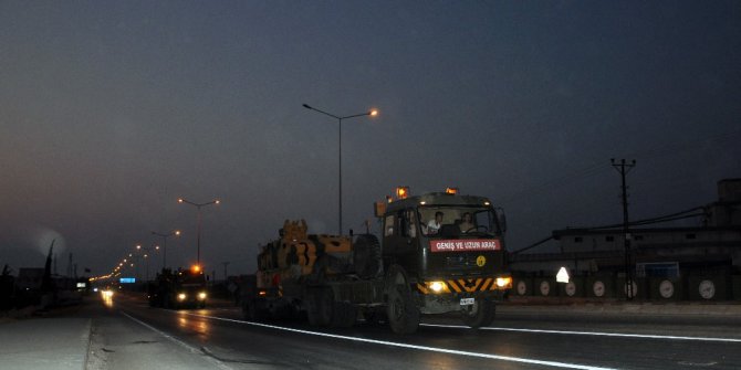 Suriye Sınırına Zırhlı Araç Sevkiyatı devam ediyor