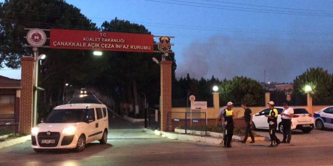 Çanakkale’de cezaevinde yangın