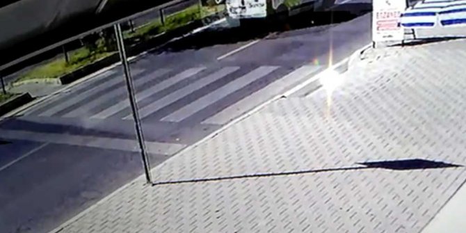 Dalaman’daki kaza güvenlik kamerasına yansıdı