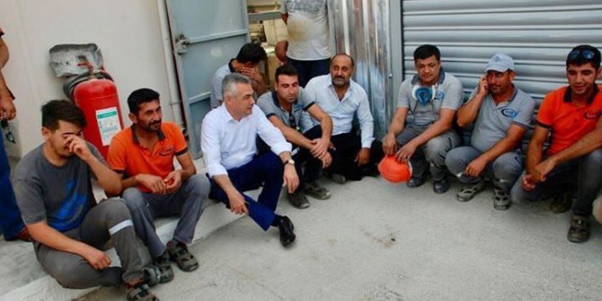 Mustafa Savaş maden işçileriyle bir araya geldi