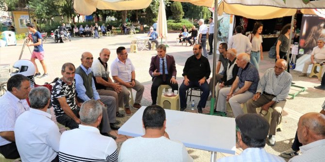 Başkan Şirin matem çadırını ziyaret etti